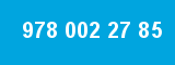 978 002 27 85